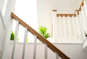 New white staircase into a loft conversion